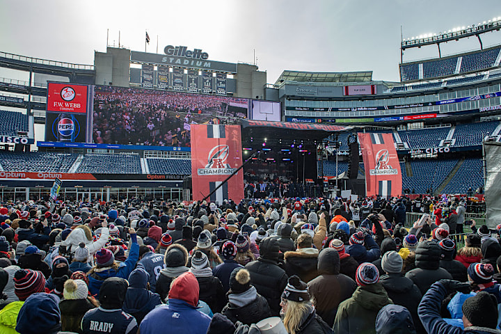 Gillette Stadium, casa do New England Patriots, recebe a partida Gillette Stadium, casa do New England Patriots, recebe a partida