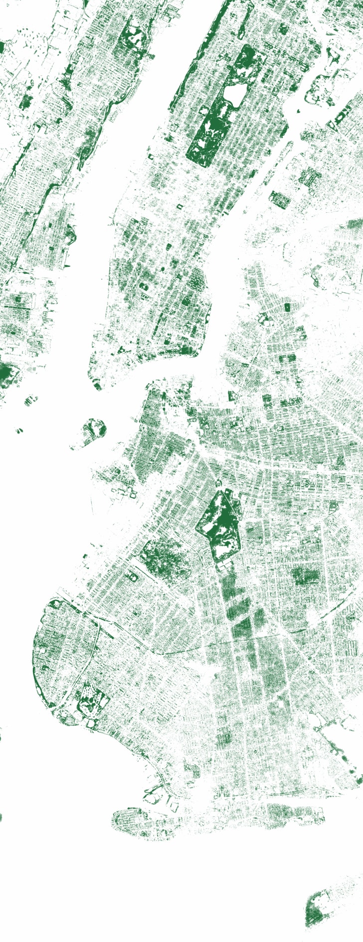 This Map Shows All the Trees in New York City Mental Floss