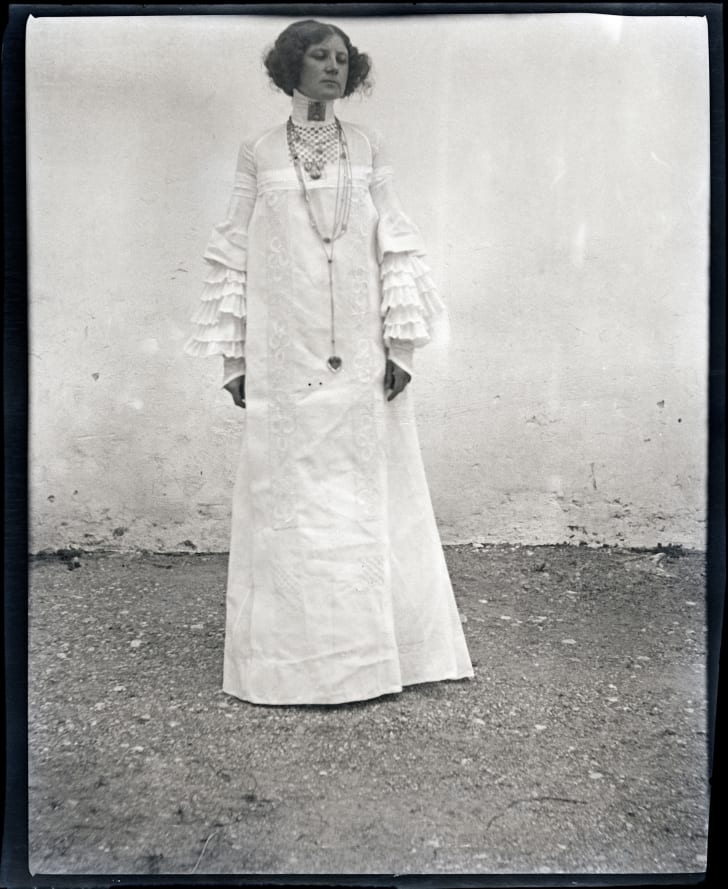 Emilie Floege in a reform dress.