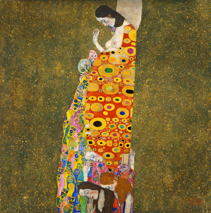 Hope, II by Gustav Klimt