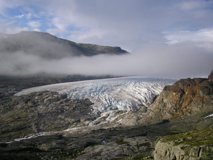 Norway's Hardangerjøkulen glacier