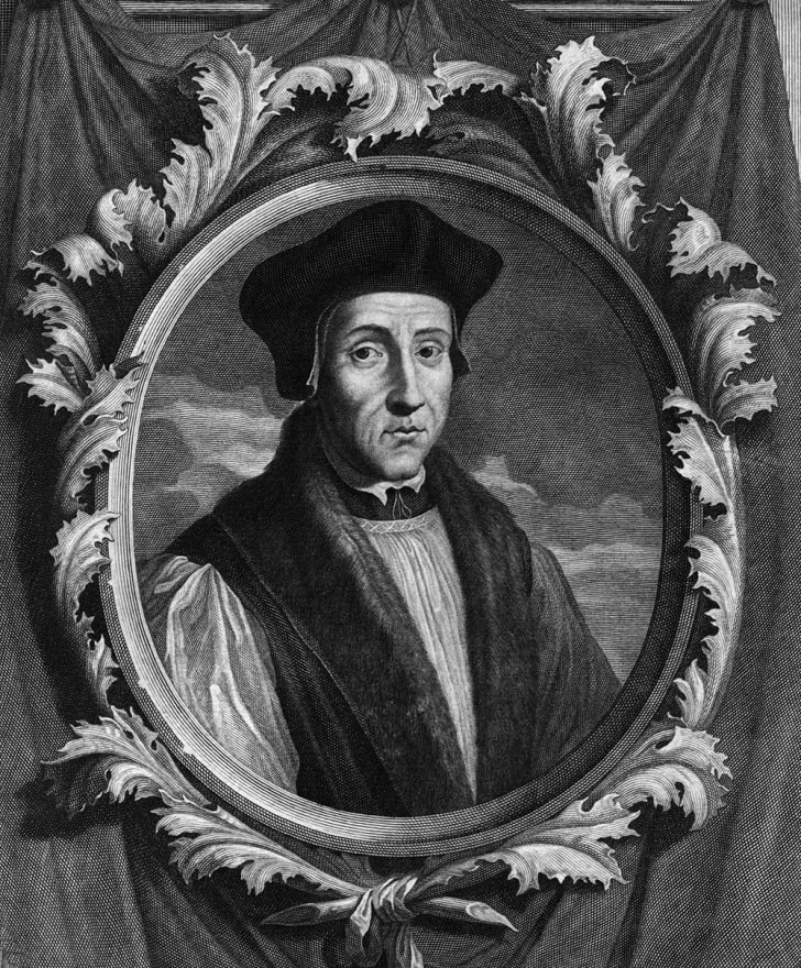 An engraving of St. John Fisher, Bishop of Rochester, circa 1520