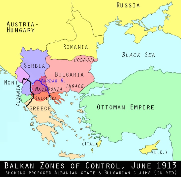 World War I Centennial: Serbia and Greece Ally Against Bulgaria