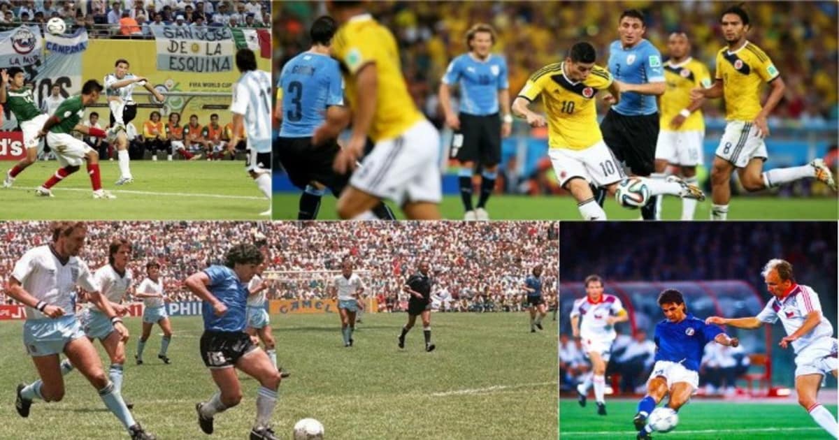 El mejor gol de cada mundial desde México 1970 hasta Brasil 2014