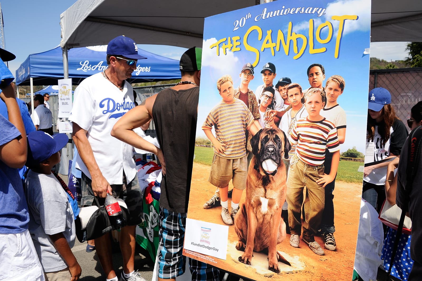 The Sandlot' cast reunited at Dodger Stadium for the film's 25th  anniversary