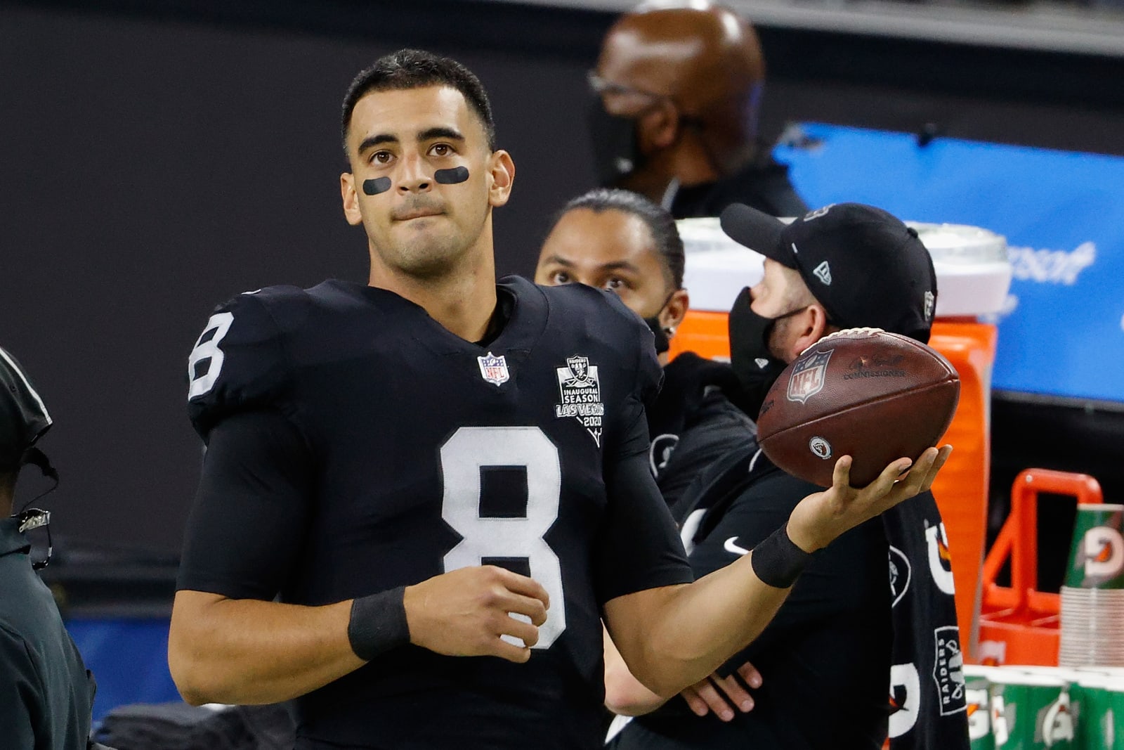 Raiders Marcus Mariota trade packages for the New England Patriots