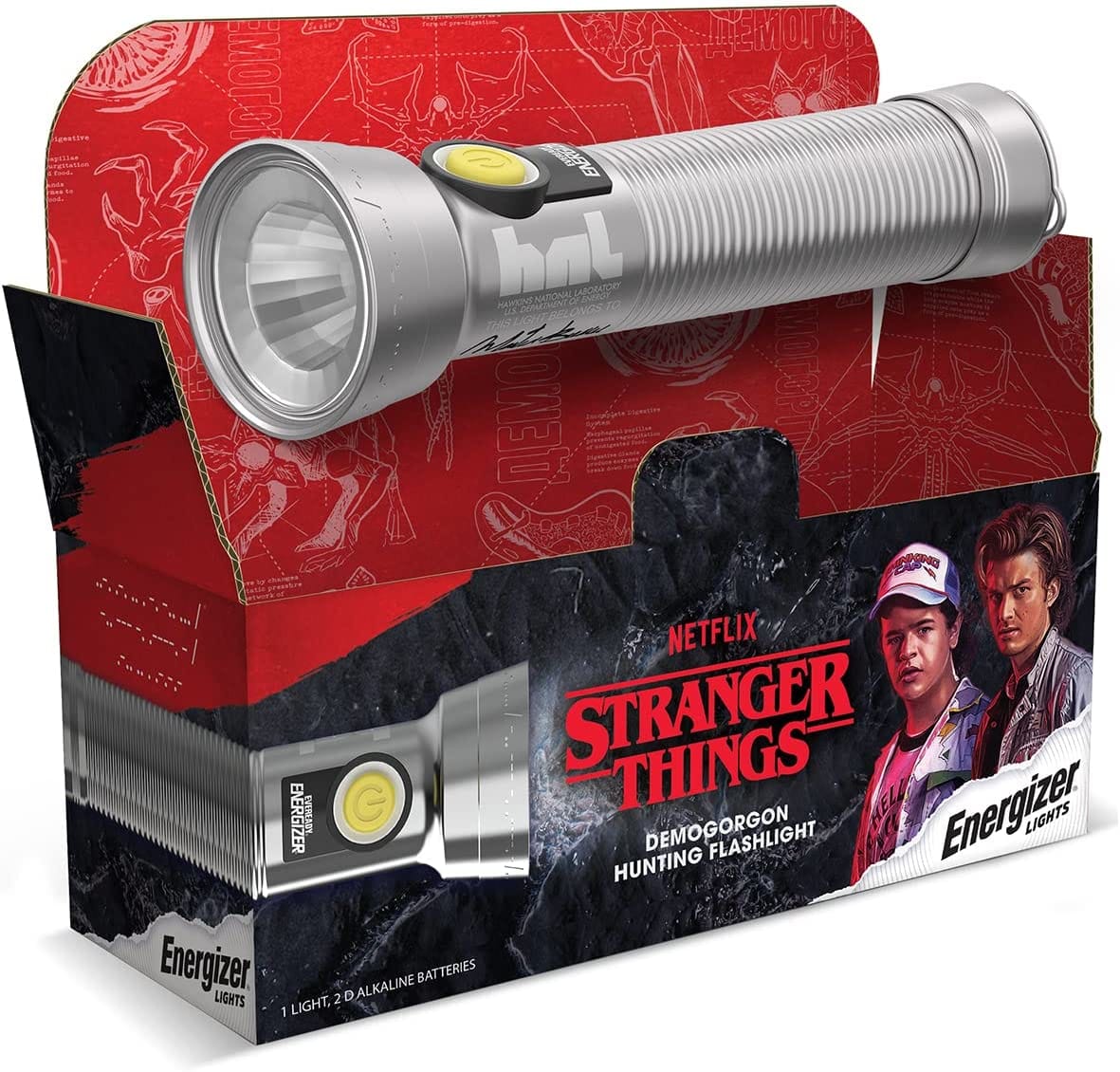 Check out Energizer's Stranger Things collector's edition Demogorgon Hunting Flashlight from Amazon.