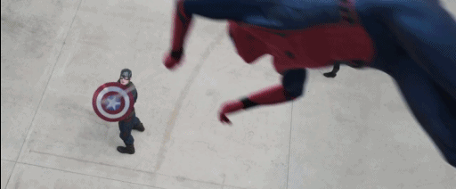 Captain America: Civil War -- When did Spider-Man show up?