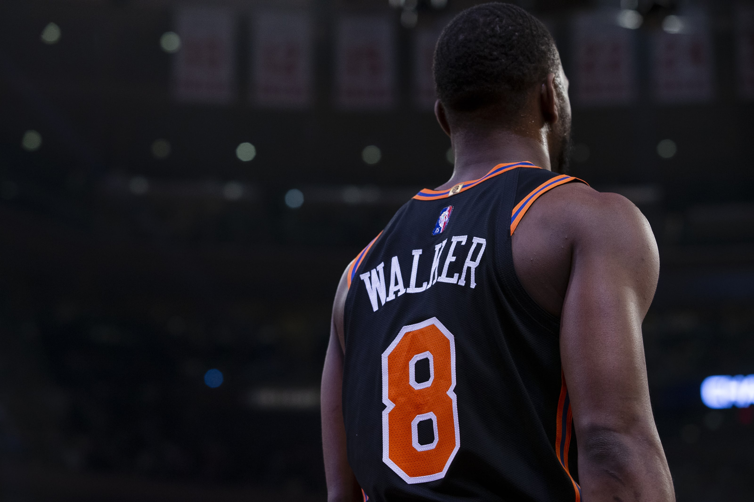 New York Knicks Kemba Walker Fanatics Authentic Game-Used #8 White Jersey  vs. Oklahoma City Thunder on February 14, 2022
