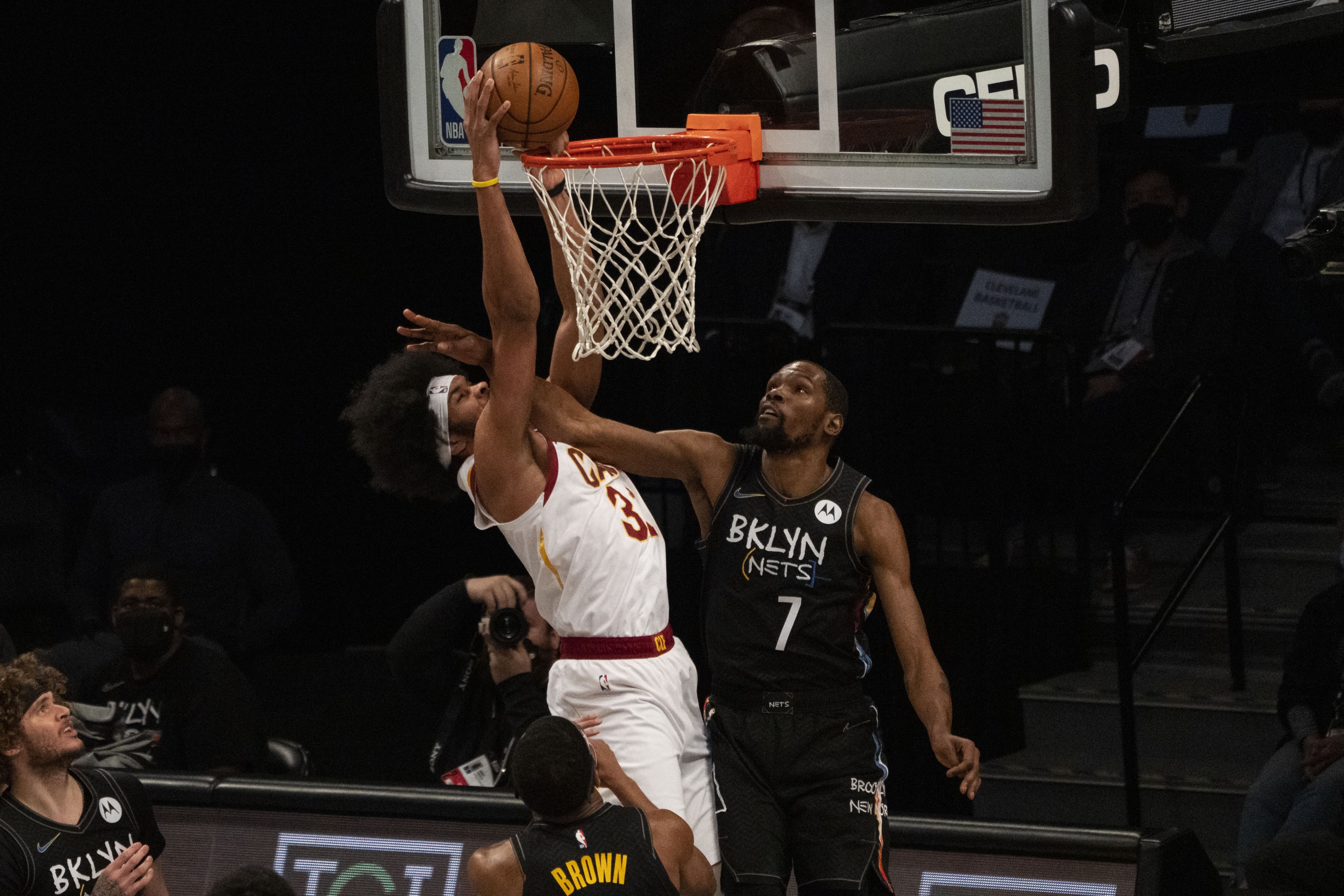 John Collins dunk on Jarrett Allen might be dunk of the year