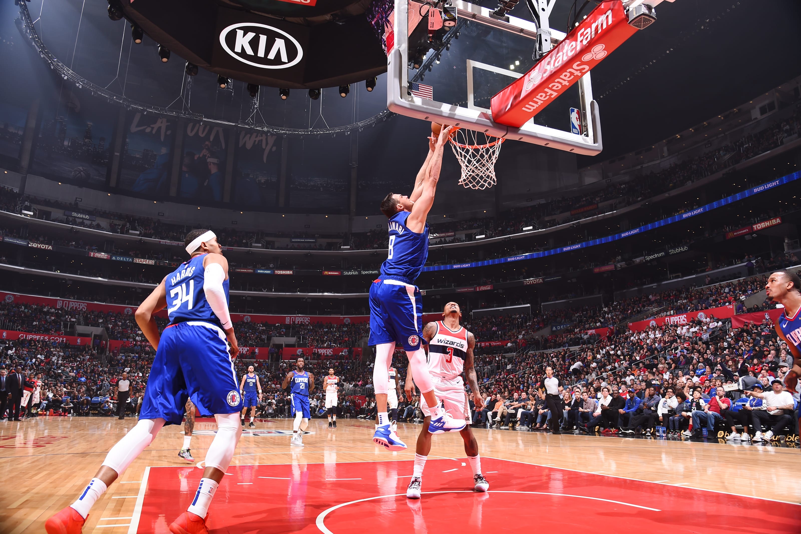 Los Angeles Clippers - Danilo Gallinari Fast Break NBA Jersey :: FansMania