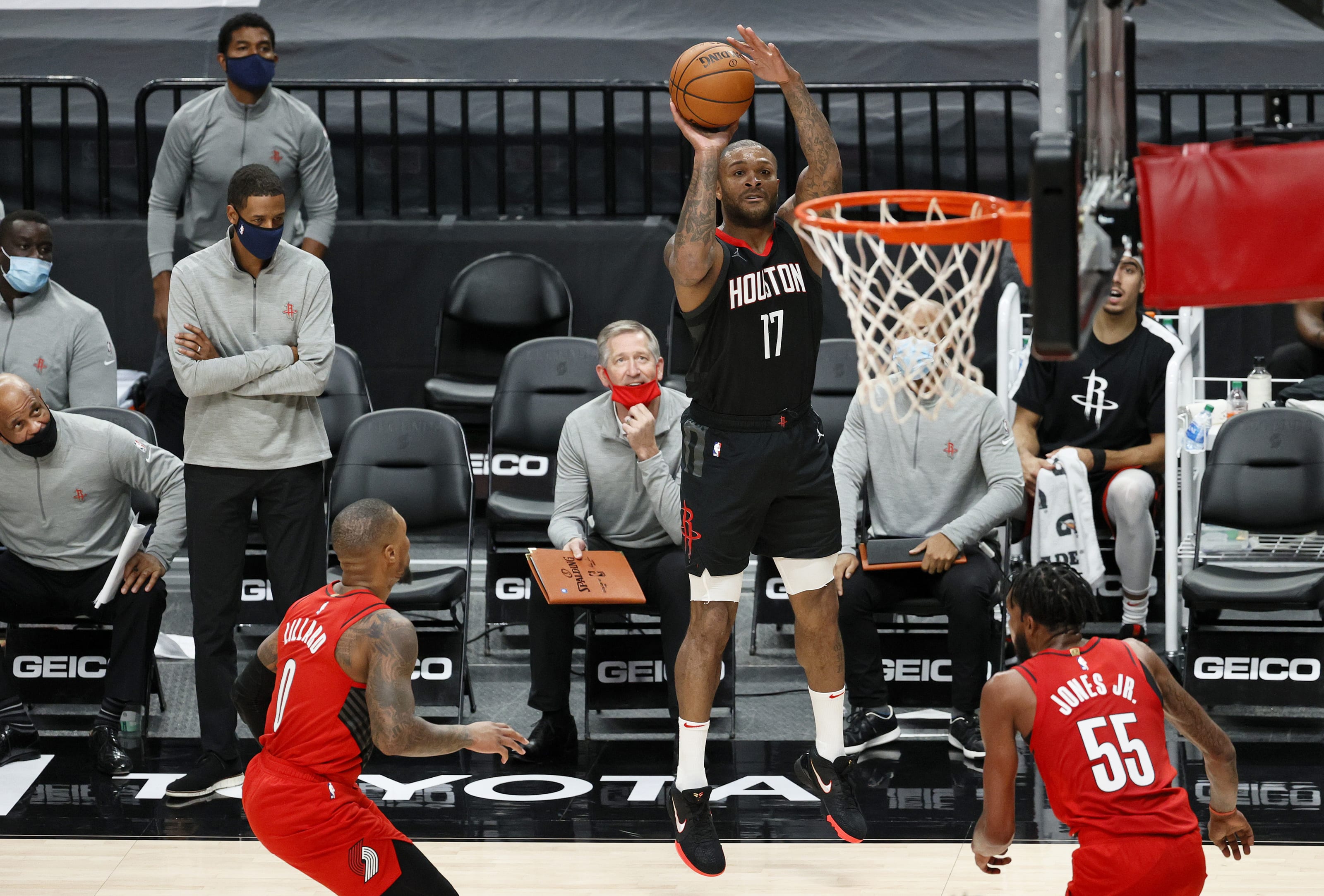 PJ Tucker will beat a Houston Rocket teammate in every single round in this  years PlayOffs : r/MkeBucks