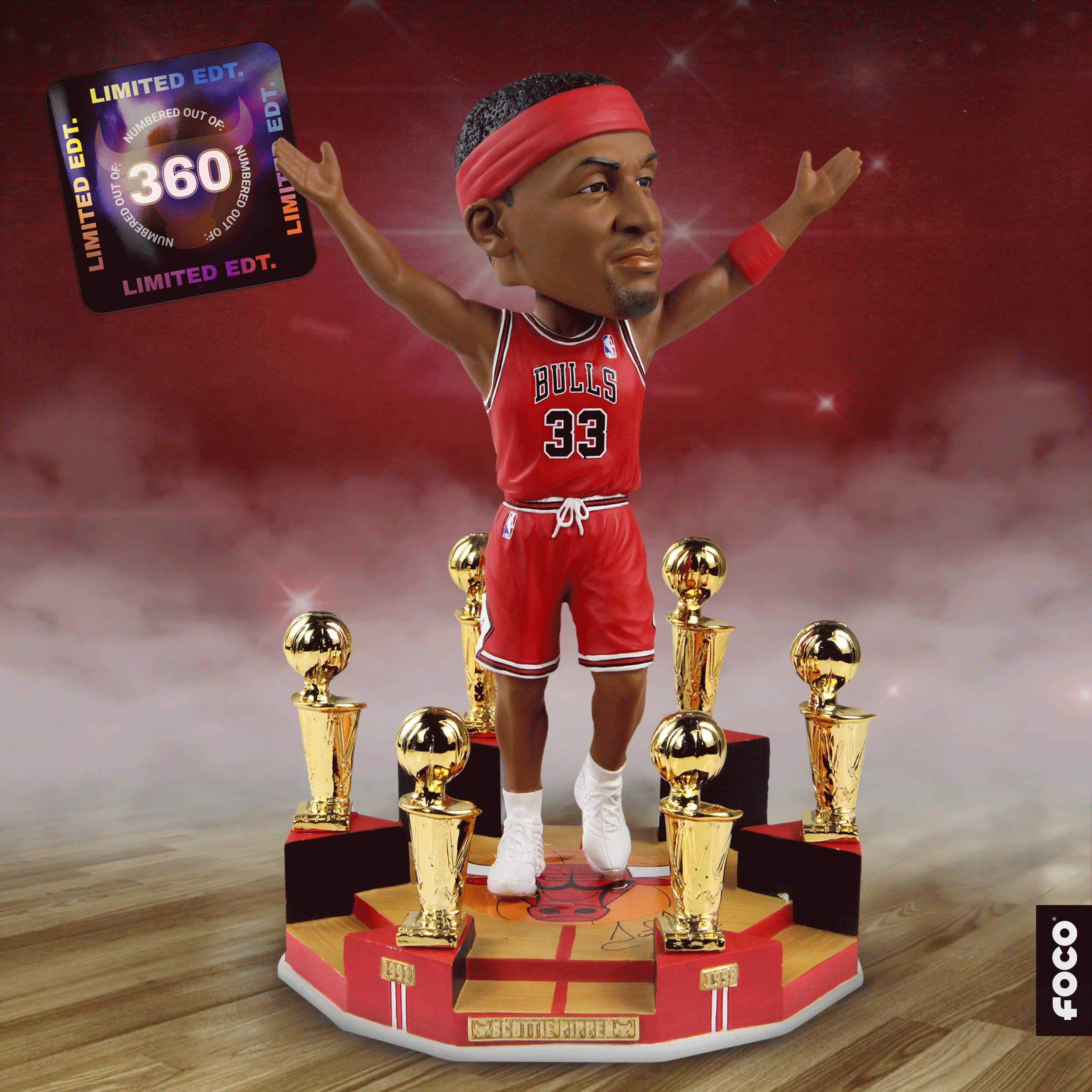 Chicago Bulls Six-Time NBA Champions Bobblehead Unveiled