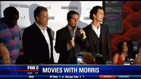 Daniel Snyder ruins the 'Wolf of Wall Street' chest pound in front of  Matthew McConaughey (GIF)