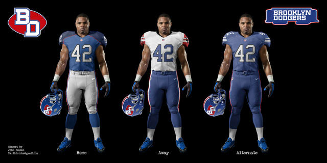 Defunct NFL teams get uniform makeovers