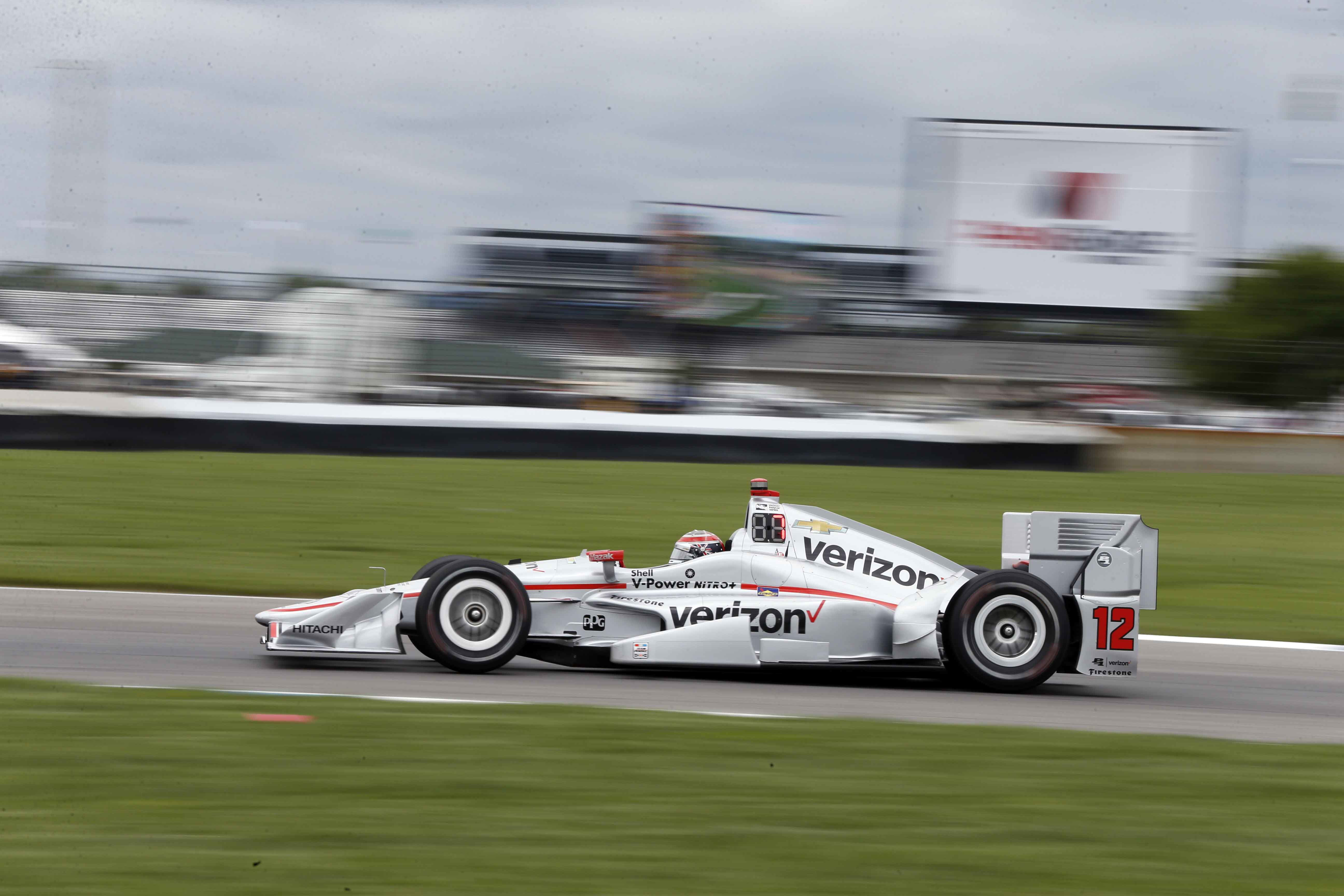 Power Takes Pole for Indianapolis Grand Prix; Penske Sweeps Top 3