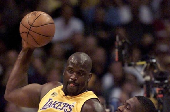Top 10 Lakers playoff moments: Game 2, 2001 NBA Finals, Shaq's near  quad-dub - ESPN - Los Angeles Lakers Blog- ESPN