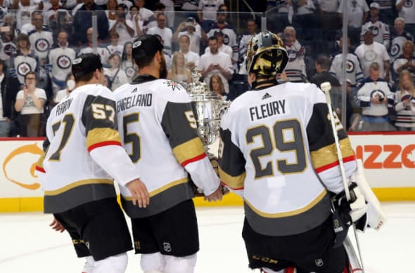 Vegas Golden Knights #29 Marc-Andre Fleury 2018 Stanley Cup