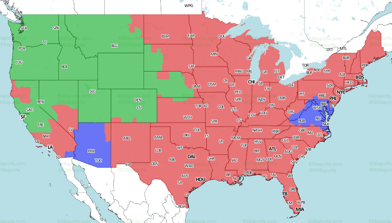 NFL coverage map 2018: TV schedule Week 1