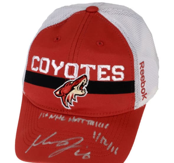 Max Domi Arizona Coyotes Fanatics Authentic Autographed Cap