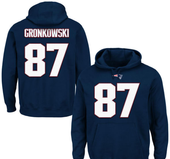 Fanatics New England Patriots Name And Number T Shirt Gronkowski 87