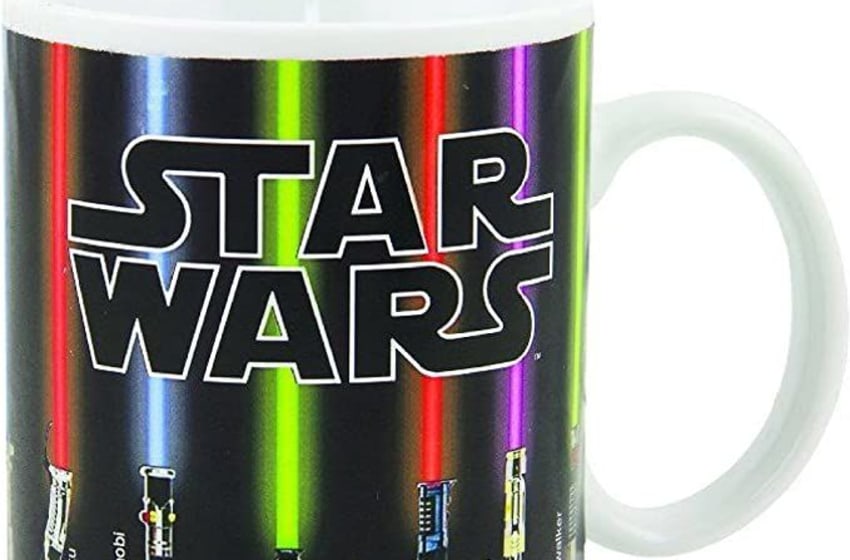 Star Wars Mug, Lightsabers Appear With Heat (12 oz)