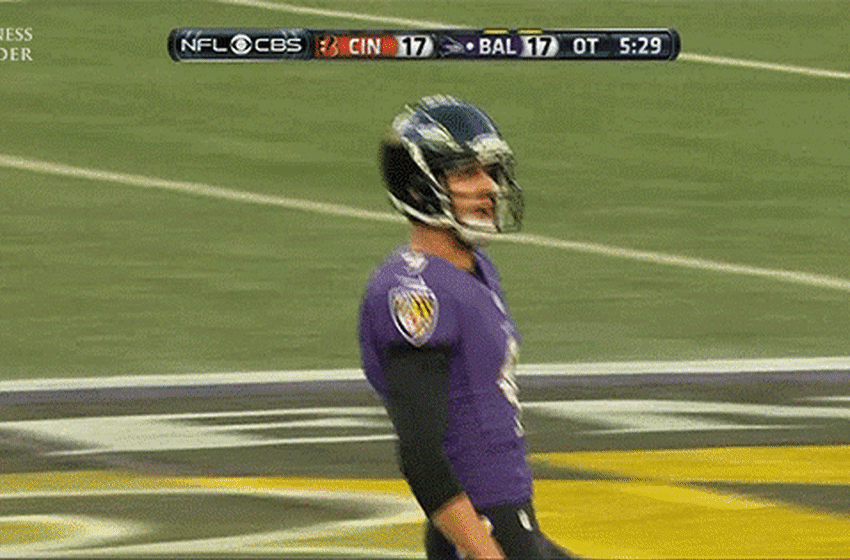 Justin Tucker Kicks Game Winning Fg Does Terio Gif