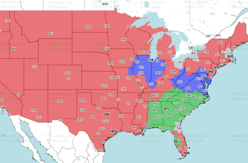 NFL TV Schedule, Coverage Maps for Week 16