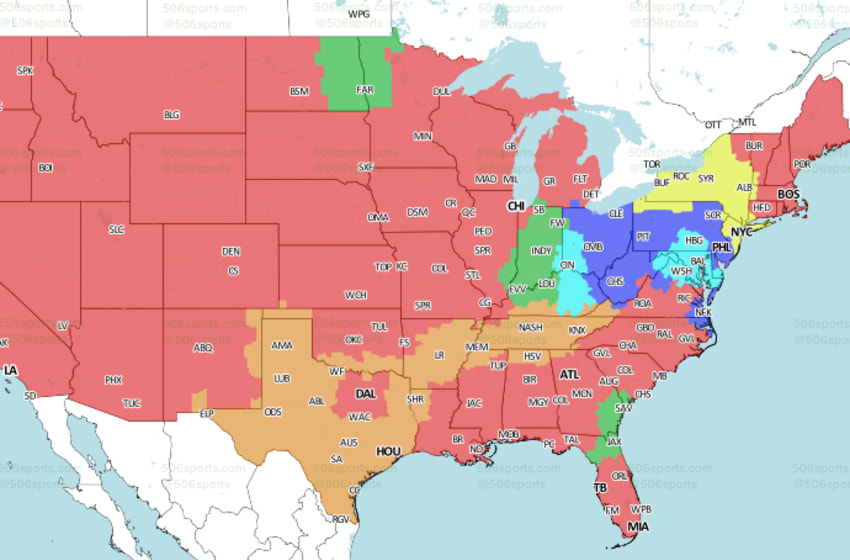 NFL Week 17 TV Schedule, Coverage Maps