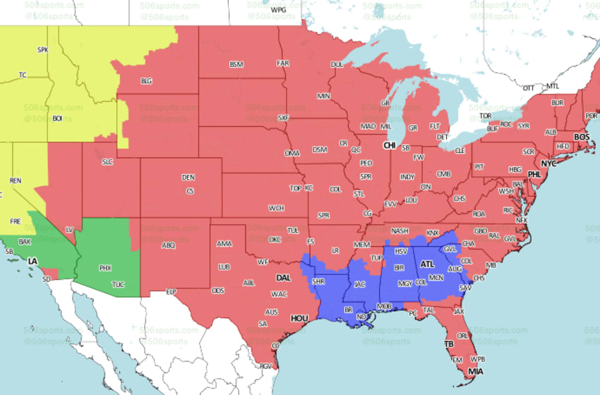 NFL Week 17 TV Schedule, Coverage Maps