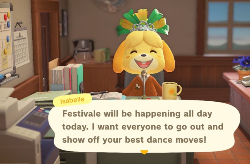 Animal Crossing New Horizons celebrates Festivale today
