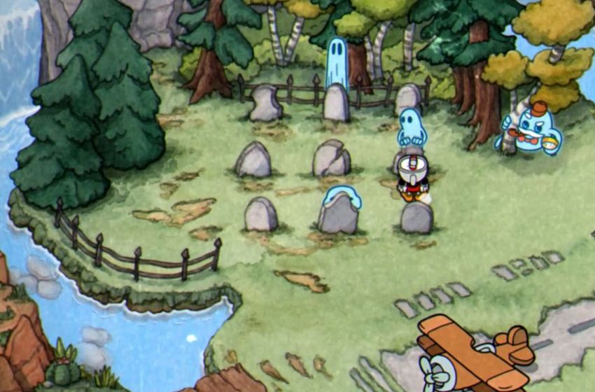 Cuphead: The Delicious Last Course: Graveyard Puzzle solution