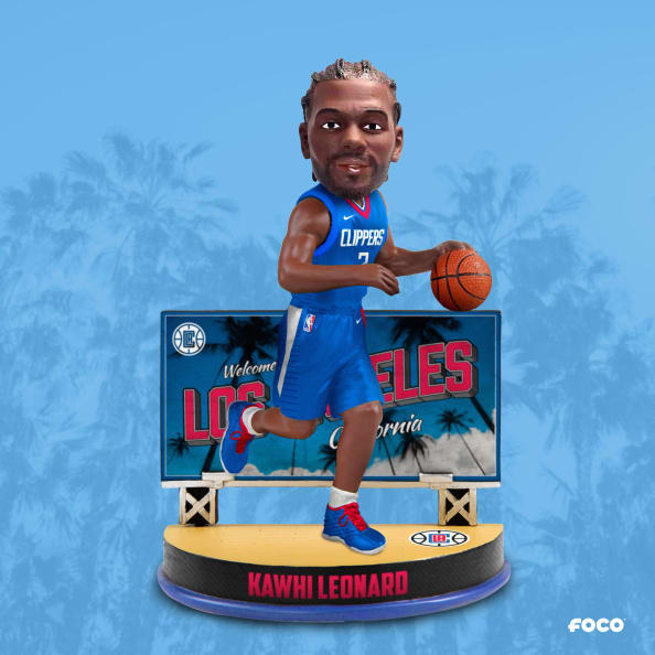 Kawhi Leonard Los Angeles Clippers 2023 City Jersey Bobblehead FOCO