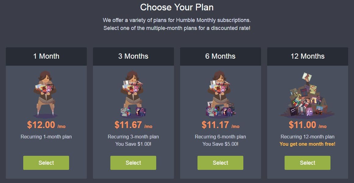 Humble Bundle is replacing Humble Monthly with Humble Choice plans