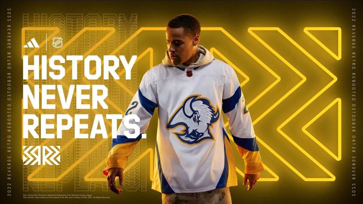 Adidas Reverse Retro 2.0 Authentic Hockey Jersey - Buffalo Sabres - Adult