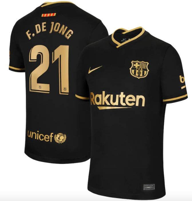 Barca's supposed away kit for 2020/2021 season could be black and gold -  Football