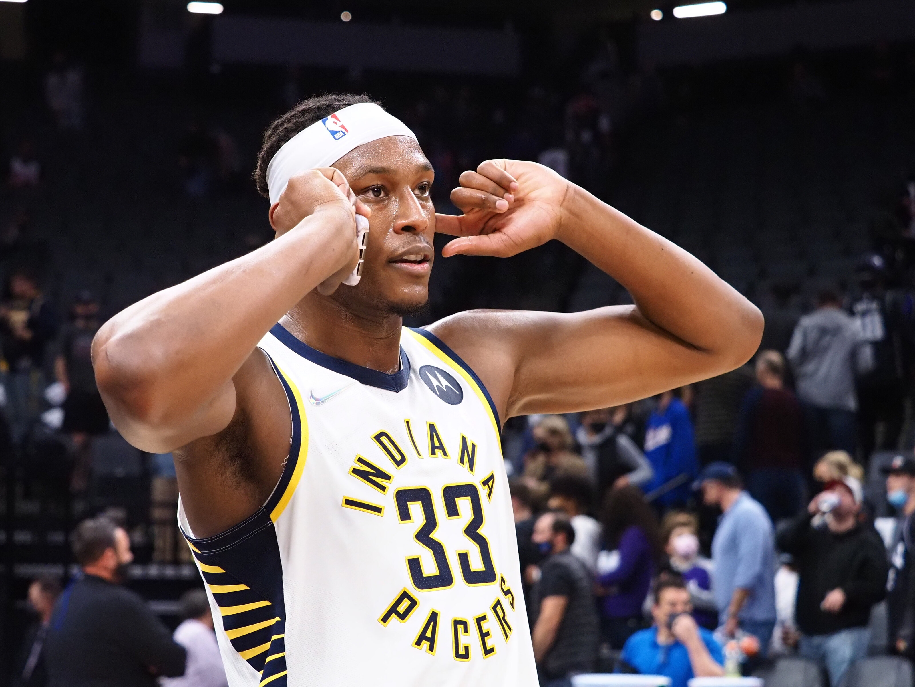Pacers pick up the contract option of Myles Turner.