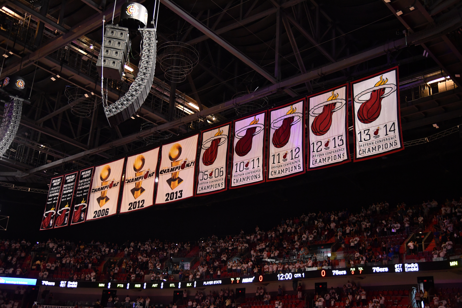 A Miami Heat update on fans at AmericanAirlines Arena