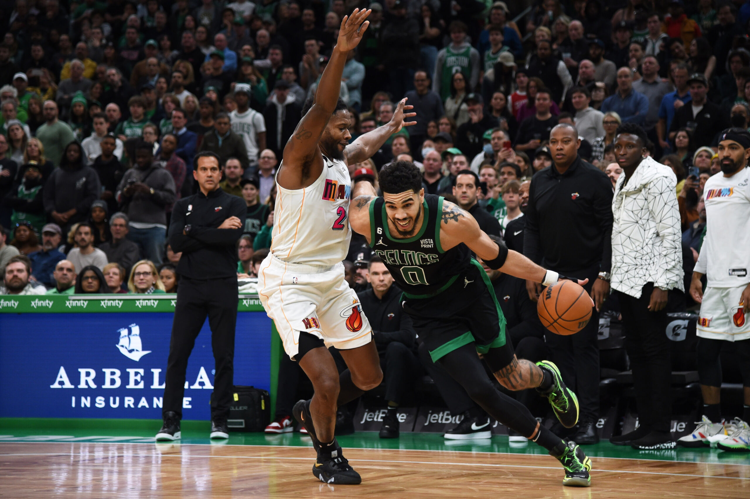 Jayson Tatum finding offensive rhythm as Celtics begin to turn the