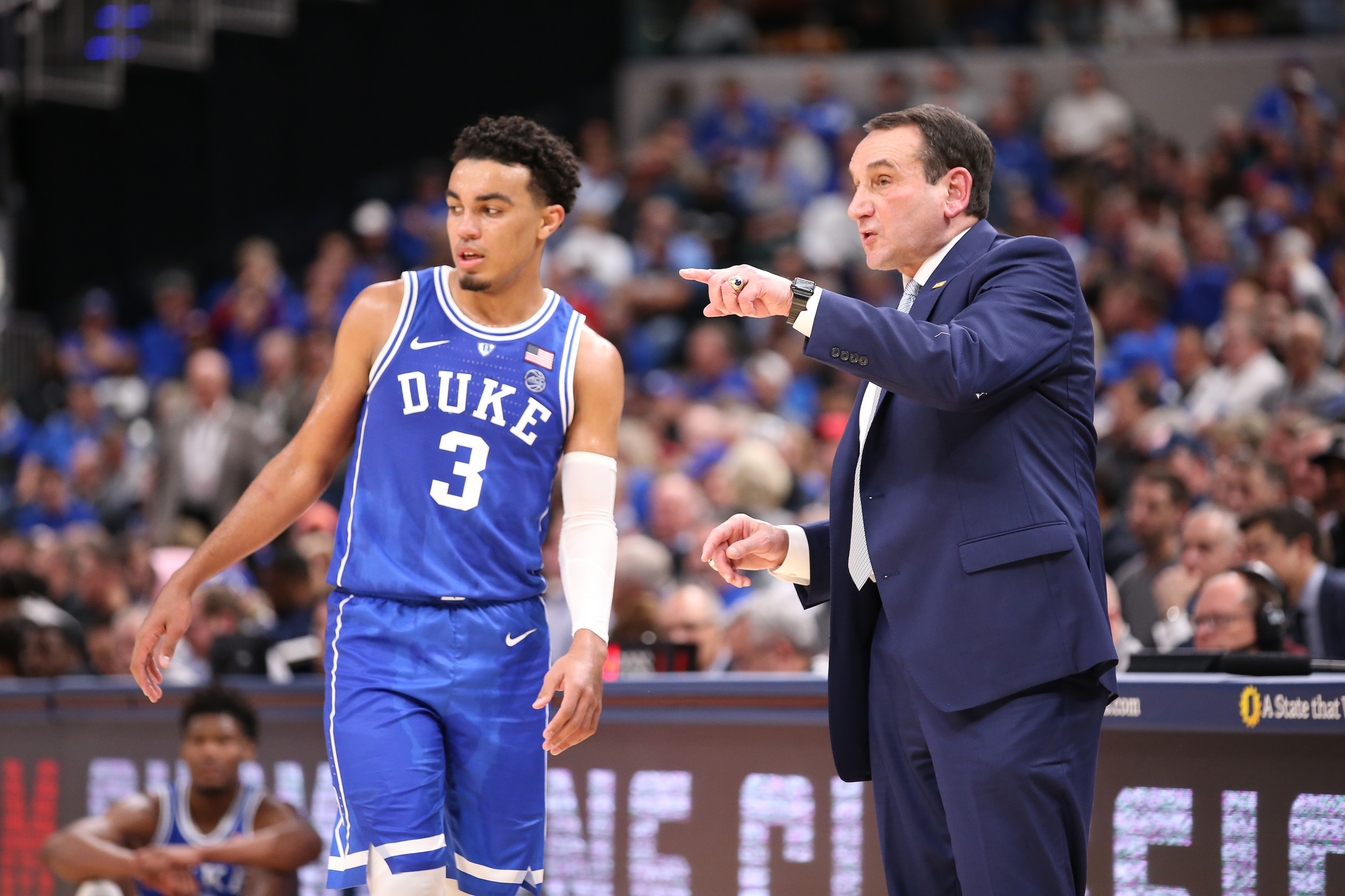 Opening night of Mike Krzyzewski's final season is child's play for Duke's  latest group of one-and-done talents