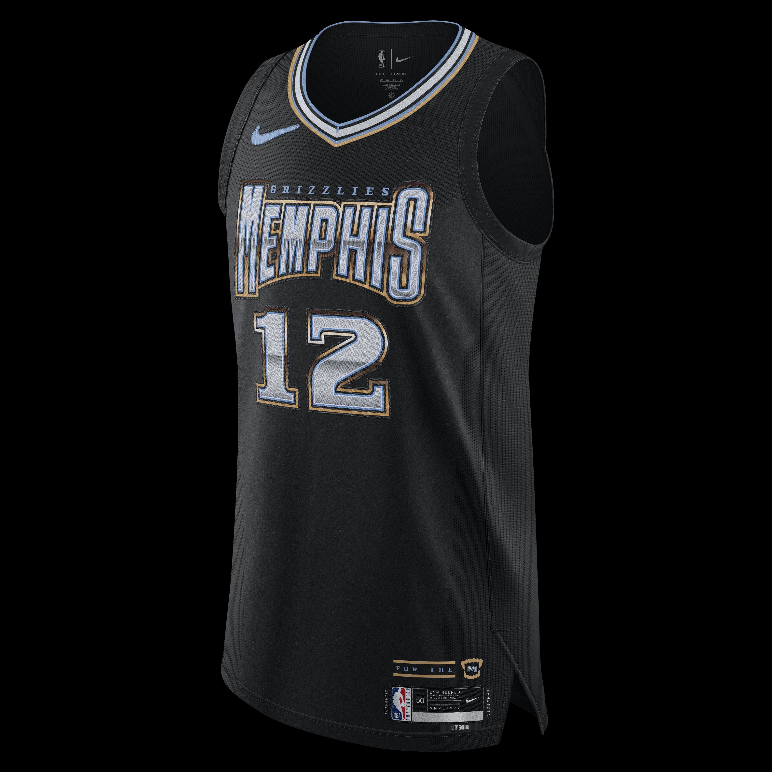 Memphis Grizzlies Men's Nike Authentic City Edition Jersey – Official  Mobile Shop of the Grizzlies Den