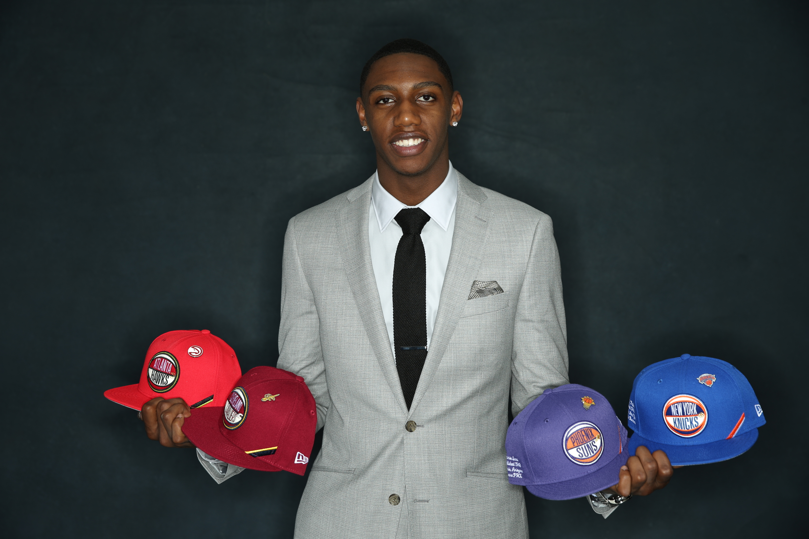 RJ Barrett of the New York Knicks pose for a portrait during NBA News  Photo - Getty Images