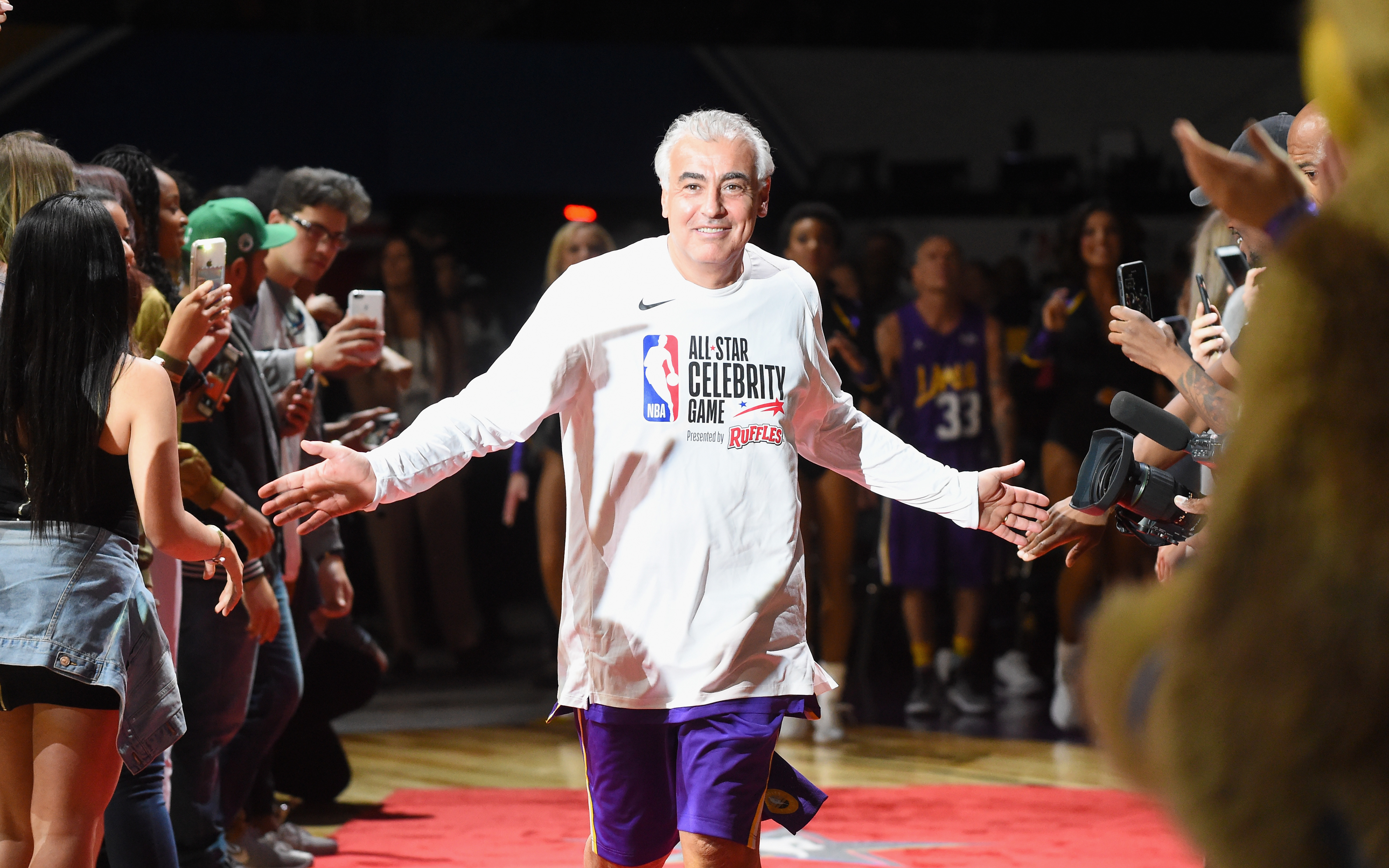 Bad Bunny of Team Wilbon plays defense during the NBA Celebrity Game  News Photo - Getty Images