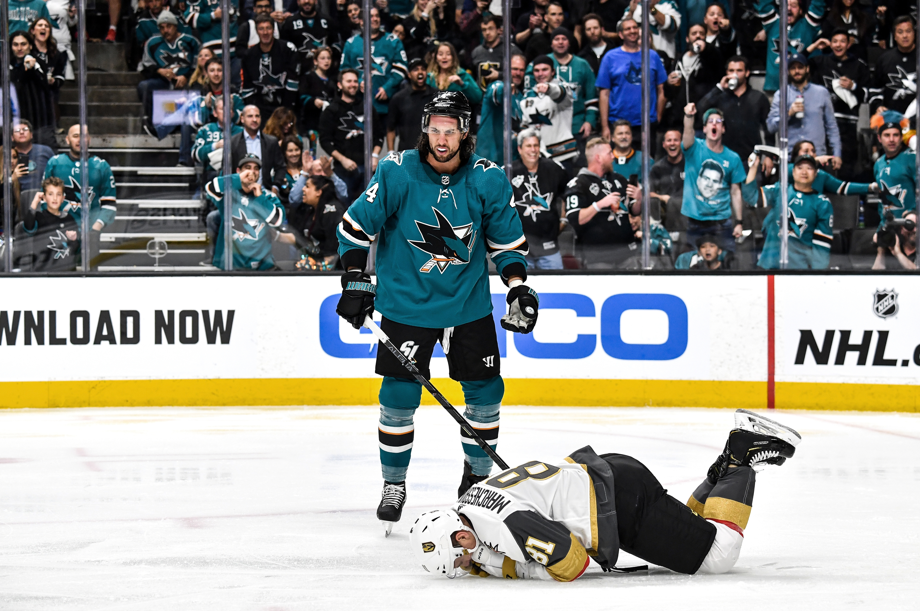 NHL: Sharks' Joe Thornton's hit on Tomas Nosek could be reviewed