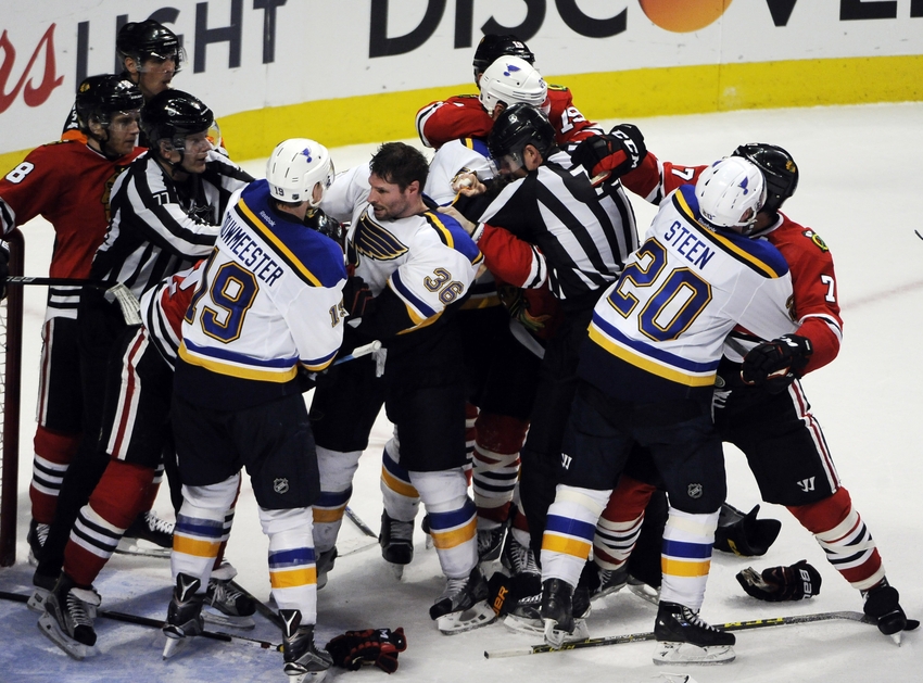 Chicago Blackhawks eliminate St Louis Blues in defence of Stanley Cup, NHL