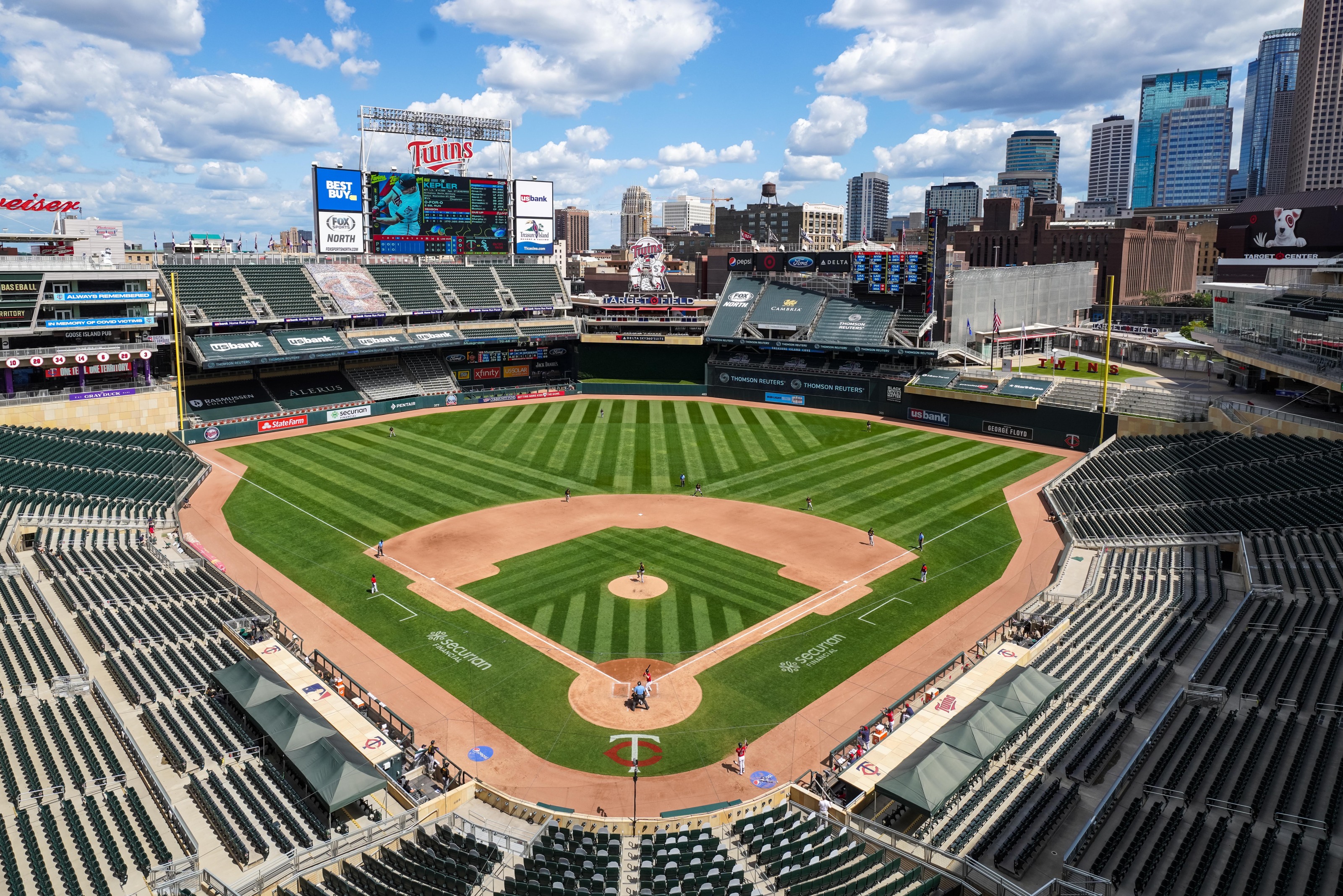 Target Field Prepares for Winter Classic