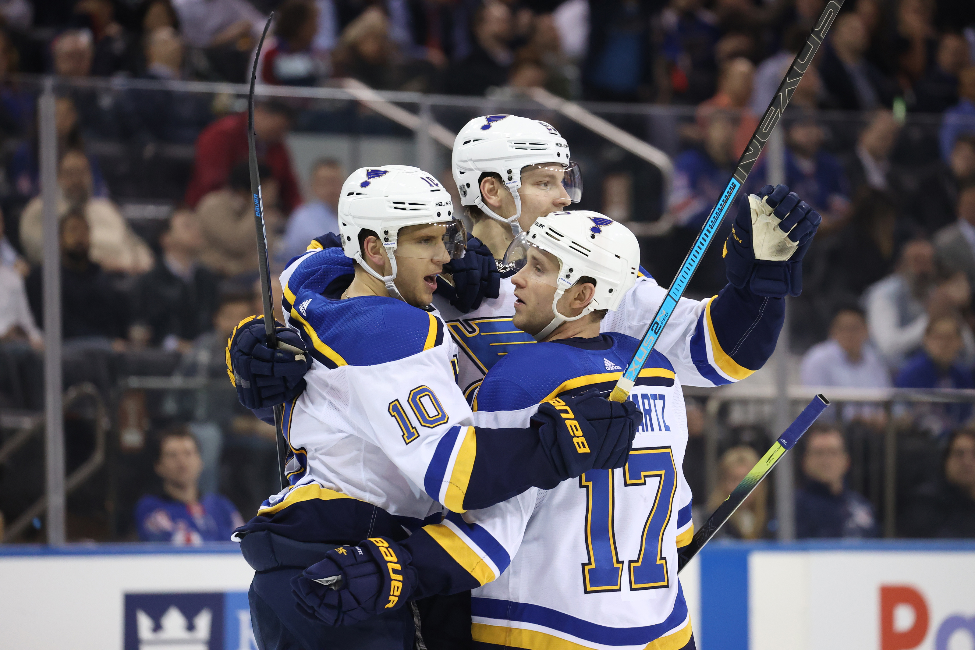 Vladimir Tarasenko of the St. Louis Blues celebrates after scoring a  News Photo - Getty Images