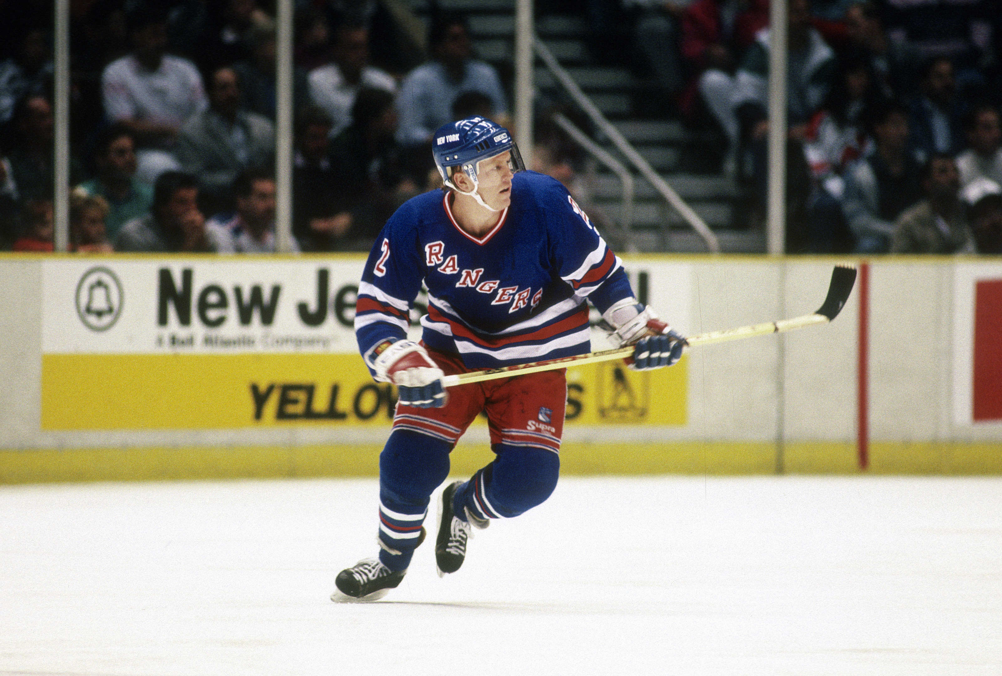 Third String Goalie: 1991-92 New York Rangers Brian Leetch Jersey