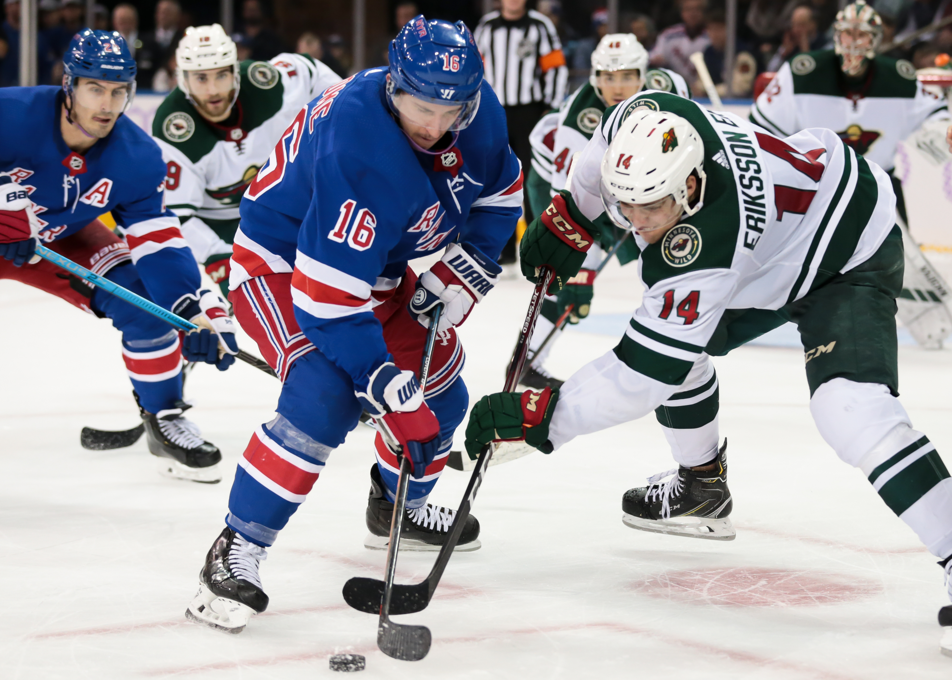 New York Rangers looking for another wild night in Minnesota