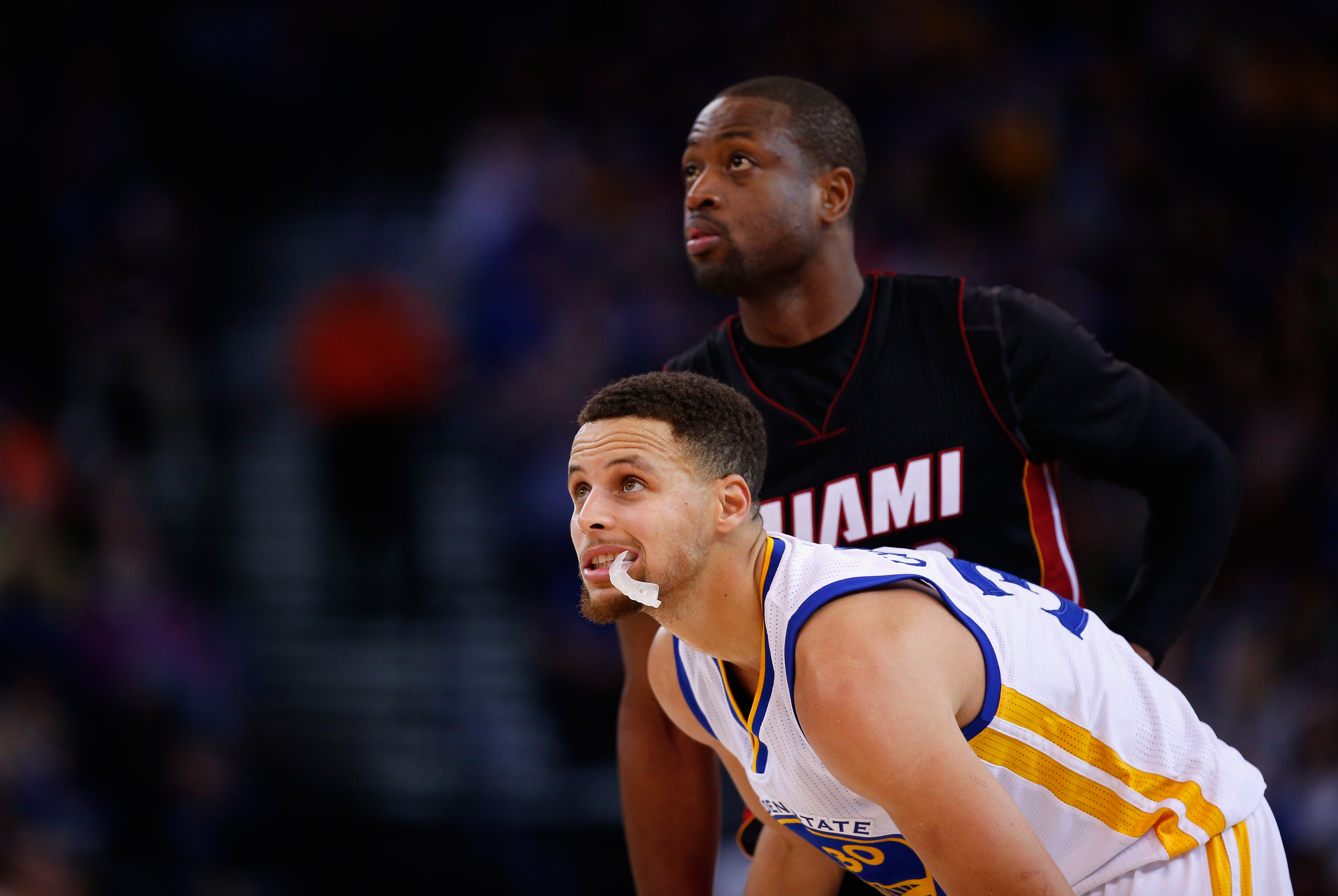 Stephen Curry Becomes Latest Superstar to Swap Jerseys With Dwyane Wade -  Heat Nation